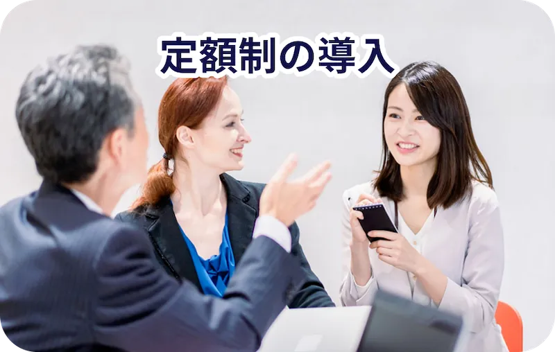 定額制の導入