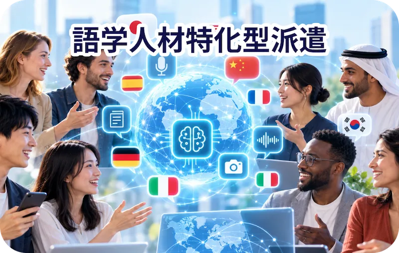語学人材特化型派遣